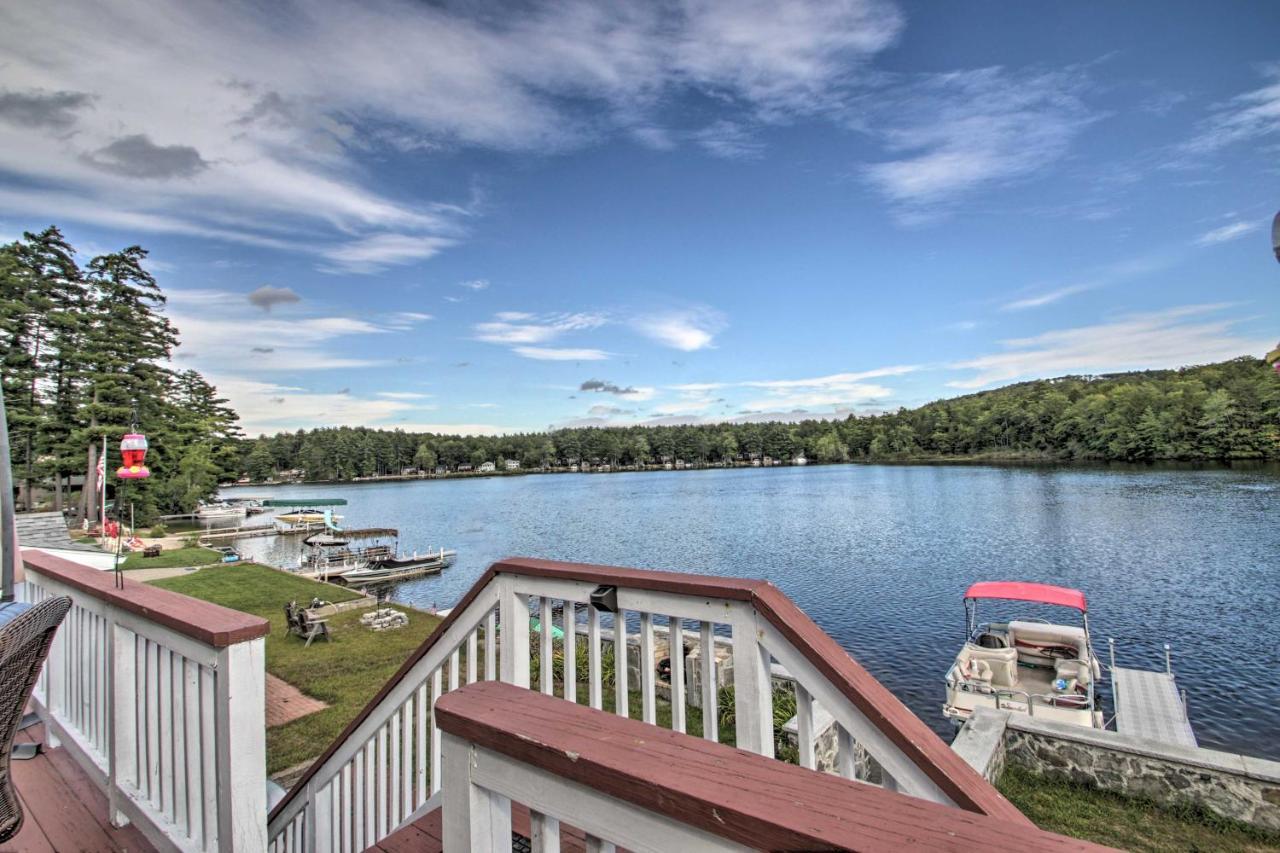 Waterside Haven On Milton Pond With Deck And Boat Dock Villa Exterior photo